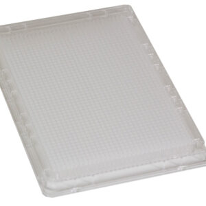 1536 Square Well, Clear, High Base, Solid Bottom