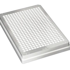 384 Square Well, White, Low Base, No Evap Barrier, Solid Bottom - Aurora