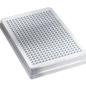 384 Square Well, White, Low Base, Evap Barrier, 100µM - Aurora