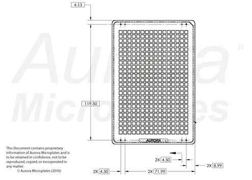 384 Square Well, Black, Ultra-Low Base, Evap Barrier, 188µM, Aurora - Image 2