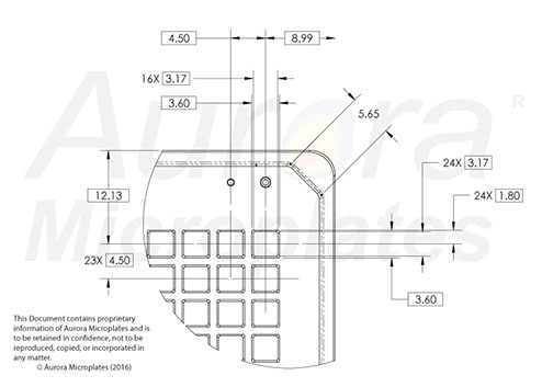 384 Square Well, Black, Ultra-Low Base, Evap Barrier, 188µM, Aurora - Image 3